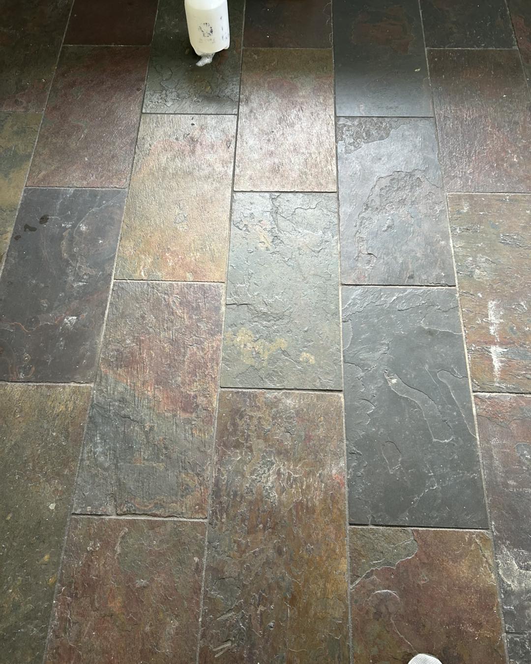 tile hard floor showcases colours
